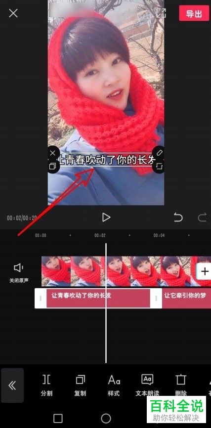 怎么在剪映APP中对视频字幕的位置进行设置
