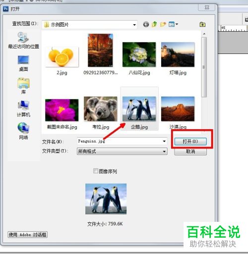 怎么在电脑版Photoshop中使用切片来划分图片