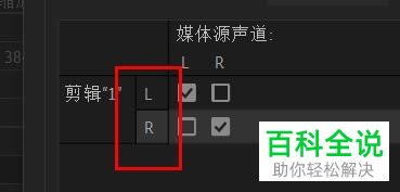 怎么在PR软件中设置媒体的源声道