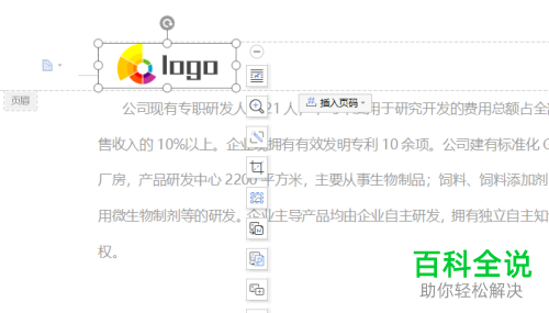 怎么在WPS文档中添加logo图片的页眉