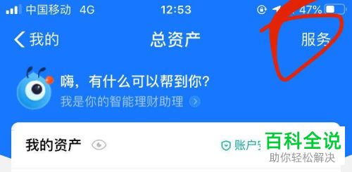 怎么在支付宝中申请开具资产证明