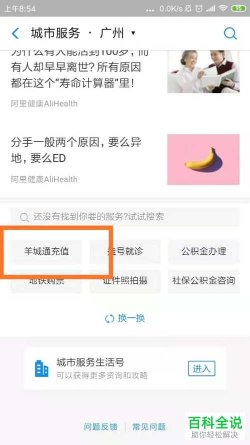 怎么在支付宝上给羊城通卡充值