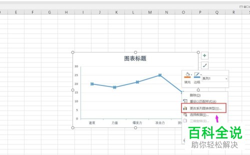 怎么在电脑excel上制作带辐射线的雷达图