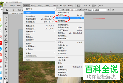 怎么在photoshop软件中给图片偏暗淡的色彩进行调整