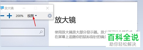 怎么在win10电脑中打开放大镜