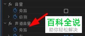 怎么在Pr设置音频声道音量