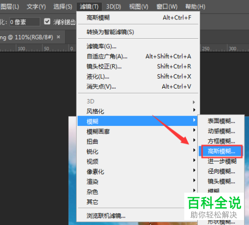怎么在PS中设置局部模糊