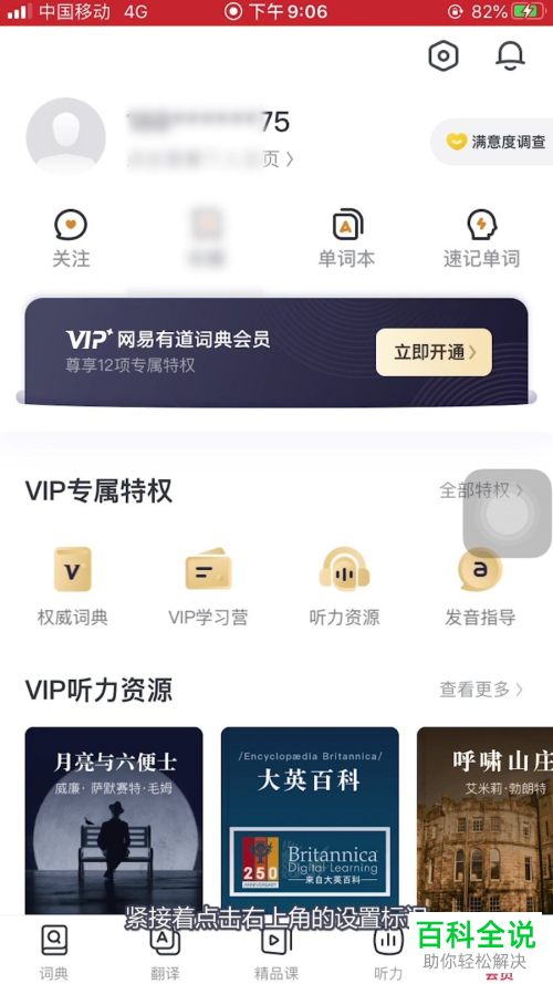 怎么在网易有道词典APP中设置自动发音
