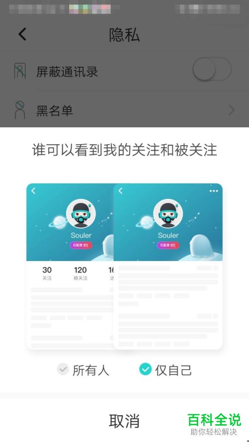 怎么在Soul App中设置不允许别人看到我的关注和被关注