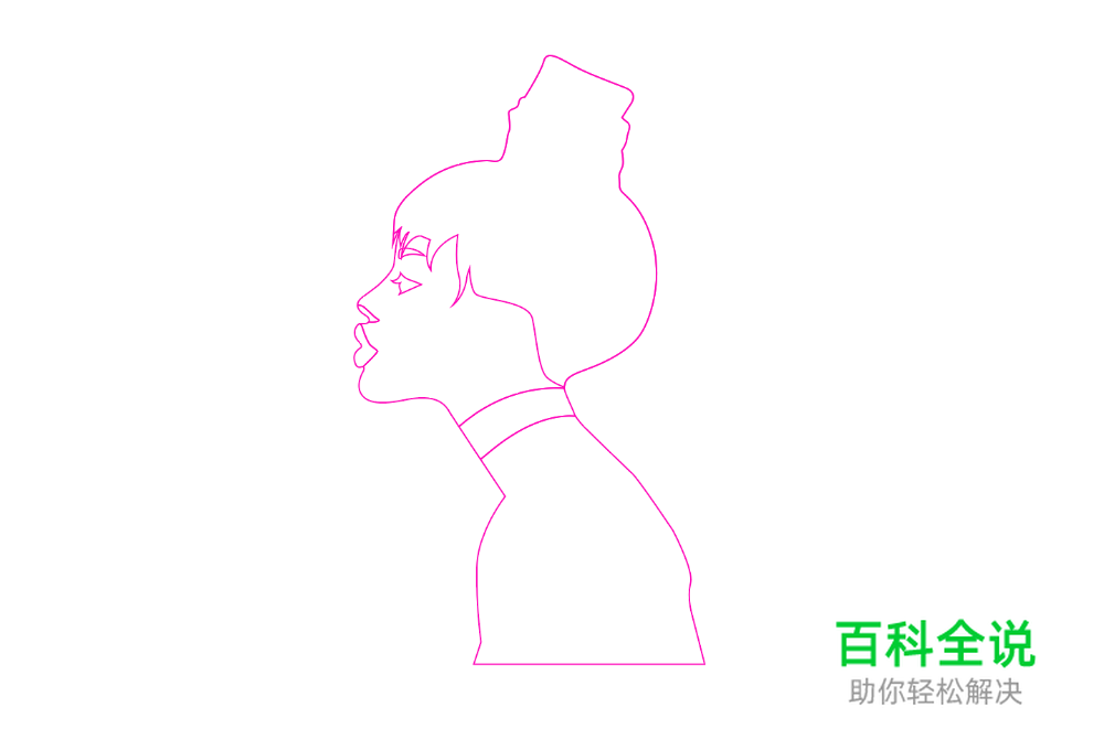 字母人像插画组合视觉造型