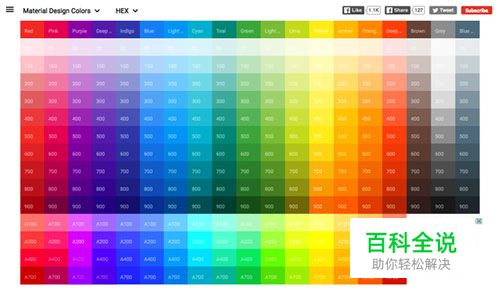 助你快速搭配 Material Design 配色方案的10款Web工具