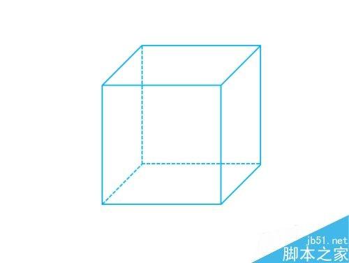 在PPT中简单制作正方体