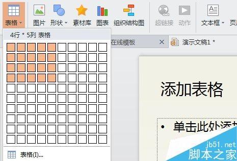 在PPT中怎么插入表格呢?