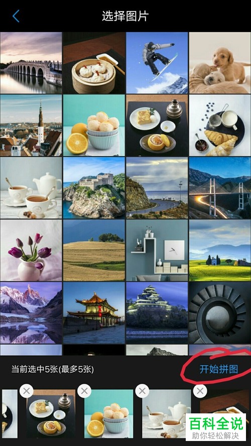 在VIVO手机相册中如何进行拼图操作？