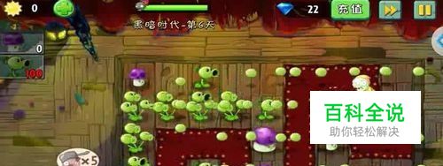 植物大战僵尸2黑暗时代第6天茅屋保卫过关攻略