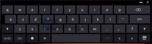 在Windows 8系统中寻找虚拟触摸键盘隐藏的那个彩蛋