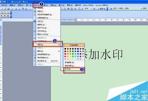 在word文档中怎么插入水印防伪标识?