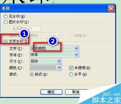 在word文档中怎么插入水印防伪标识?