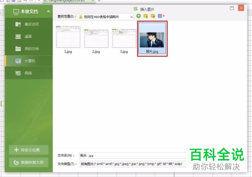 在wps表格中怎么插入图片？