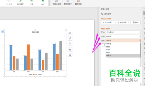 怎样动态展示WPS2019PPT中的柱形图表