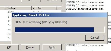怎样使用Process Monitor来监视SQLSERVER的logwrite大小
