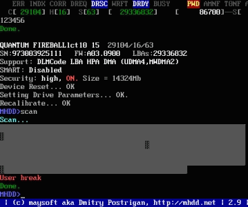 专业硬盘扫描修复工具 MHDD图文使用教程