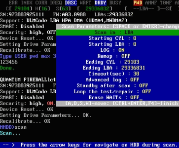 专业硬盘扫描修复工具 MHDD图文使用教程