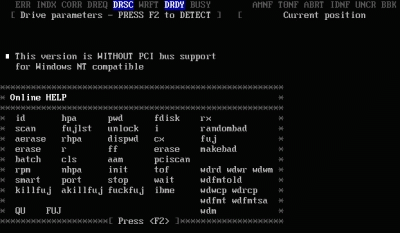专业硬盘扫描修复工具 MHDD图文使用教程