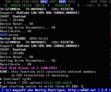 专业硬盘扫描修复工具 MHDD图文使用教程
