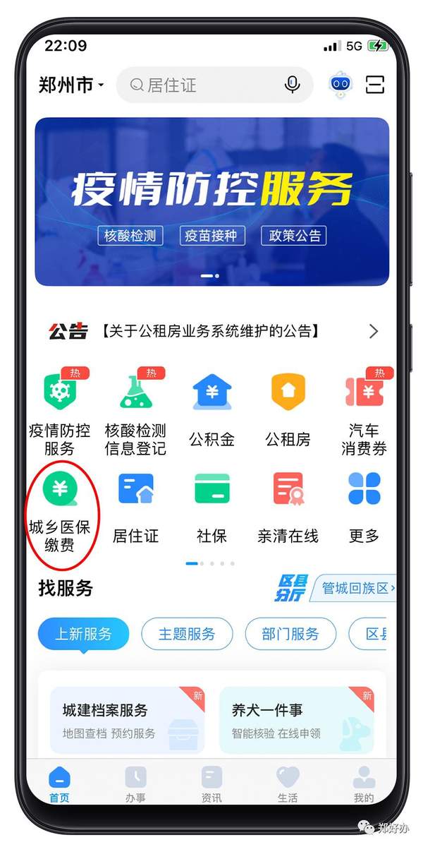 郑州城乡居民医保缴费时间