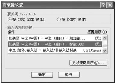 在桌面显示/隐藏输入法及输入法热键的设置