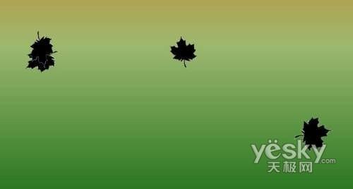 制作PPT落叶动画特效